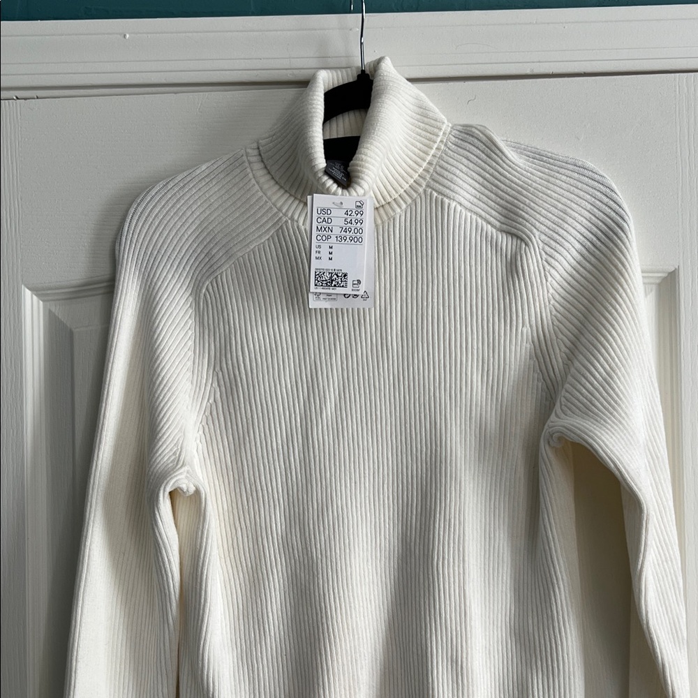 H&M Cream Turtleneck Sweater